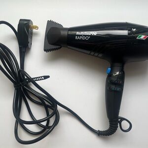 BaBylissPRO Rapido Black Hair Dryer